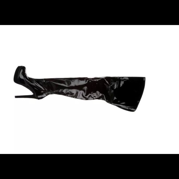 Gucci Black Patent Thigh High boots! - Picture 1 of 8